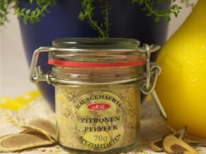Zitronen Pfeffer  für Spargelrisotto