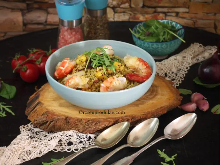 Erstaunlich Einfaches Spargelrisotto Mit Graupen, Garnelen Und Rucola ...