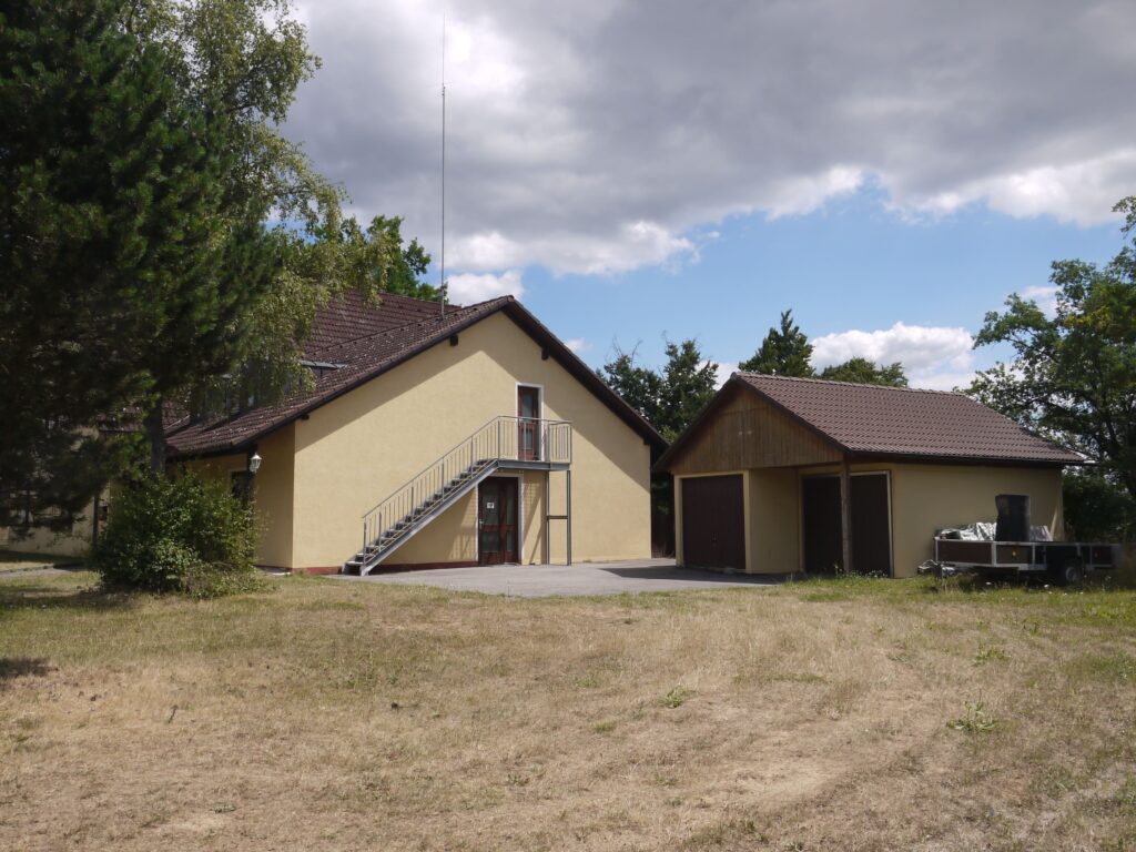 Das Haus von der Seite